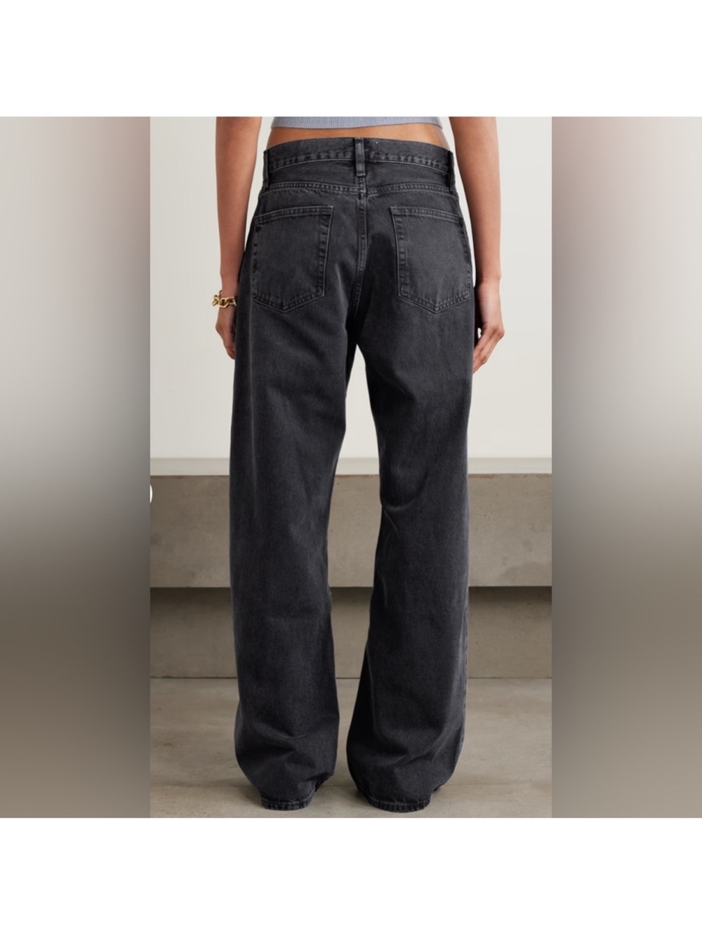 Frame Denim Womens Le Slouch Low Rise Straight-Leg Jeans 100% Cotton Size 30 NWT - Picture 2 of 9